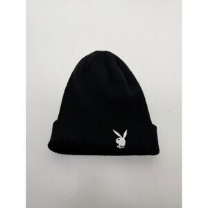 Playboy Bunny Black Beanie Hat